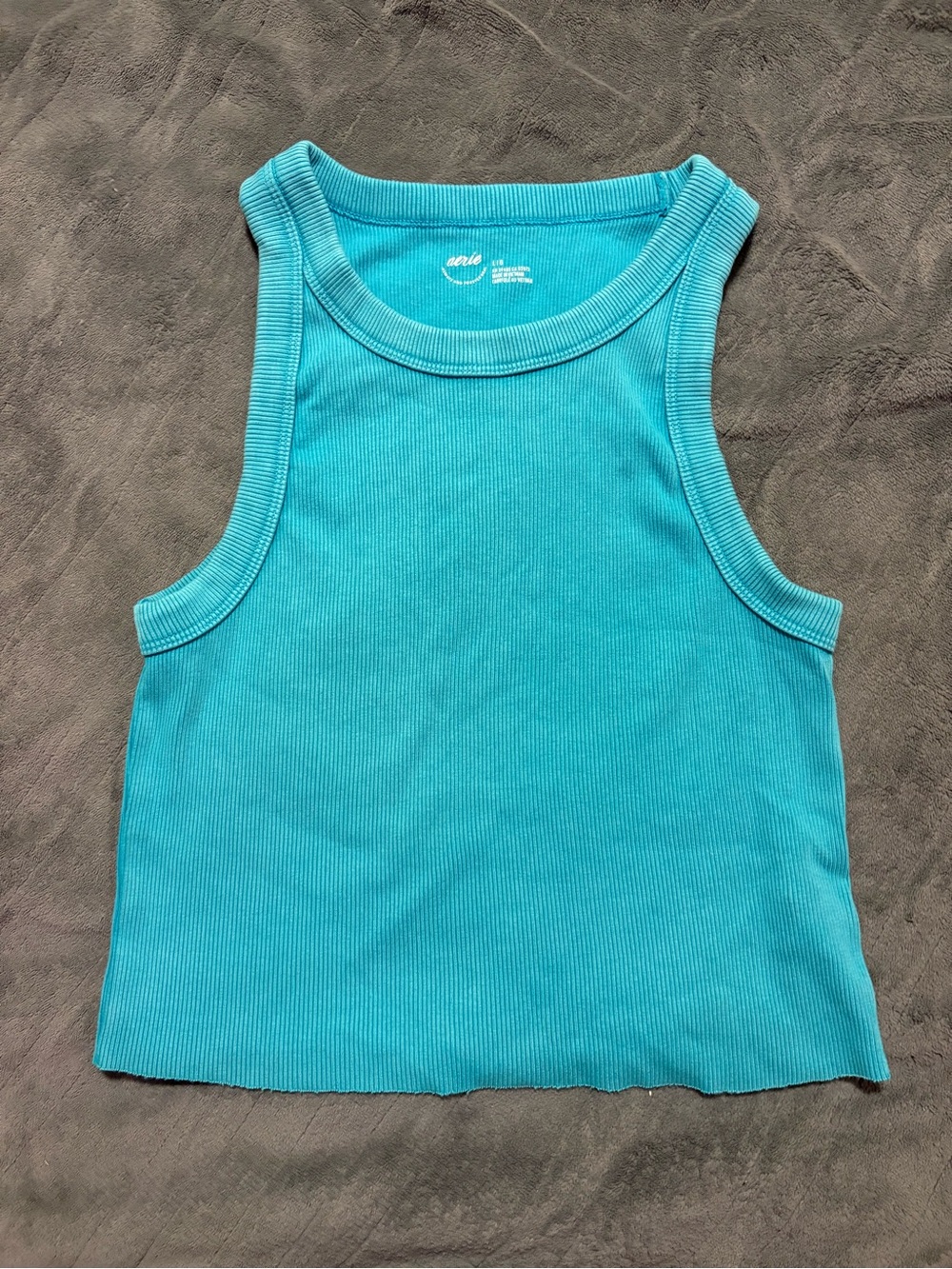Aeries free spirt ribbed tank top
